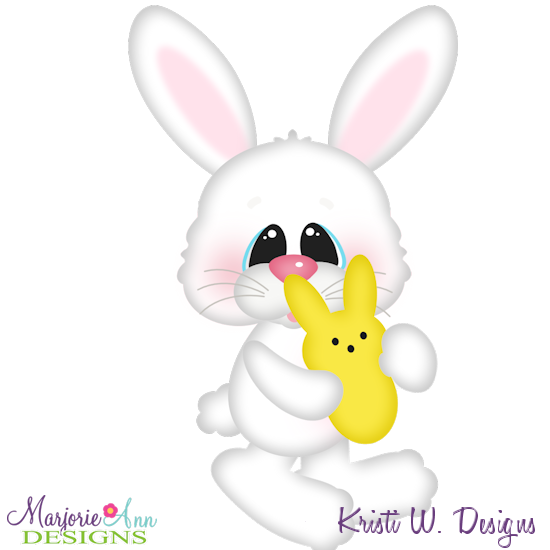 Easter Bunny & Peep SVG Cutting Files + Clipart - Click Image to Close